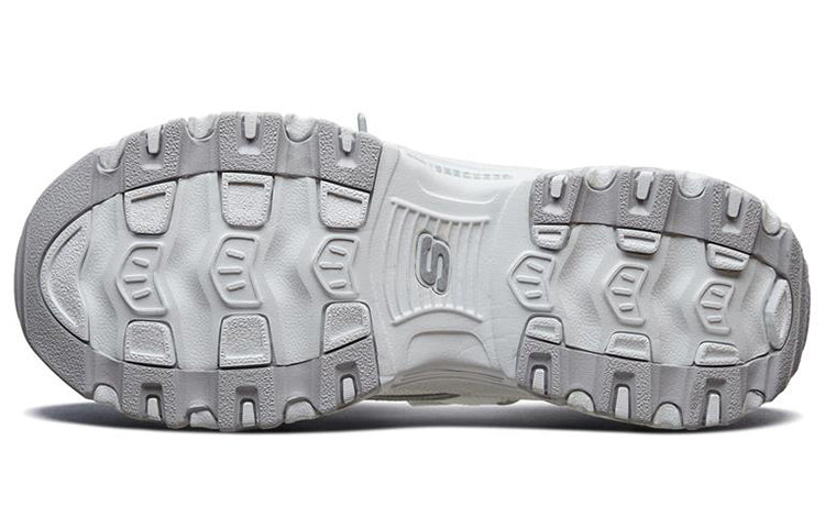 (WMNS) Skechers D'Lites 1.0 low Dad Shoes GS White 66666252-WHT