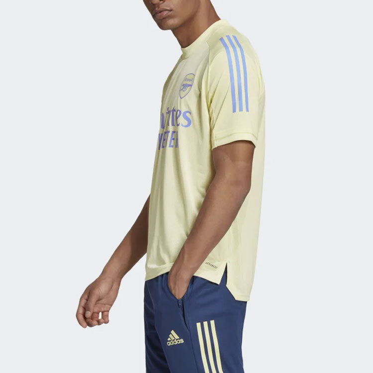 adidas Arsenal Training Jersey Soccer/Football Short Sleeve Yellow FQ6189
