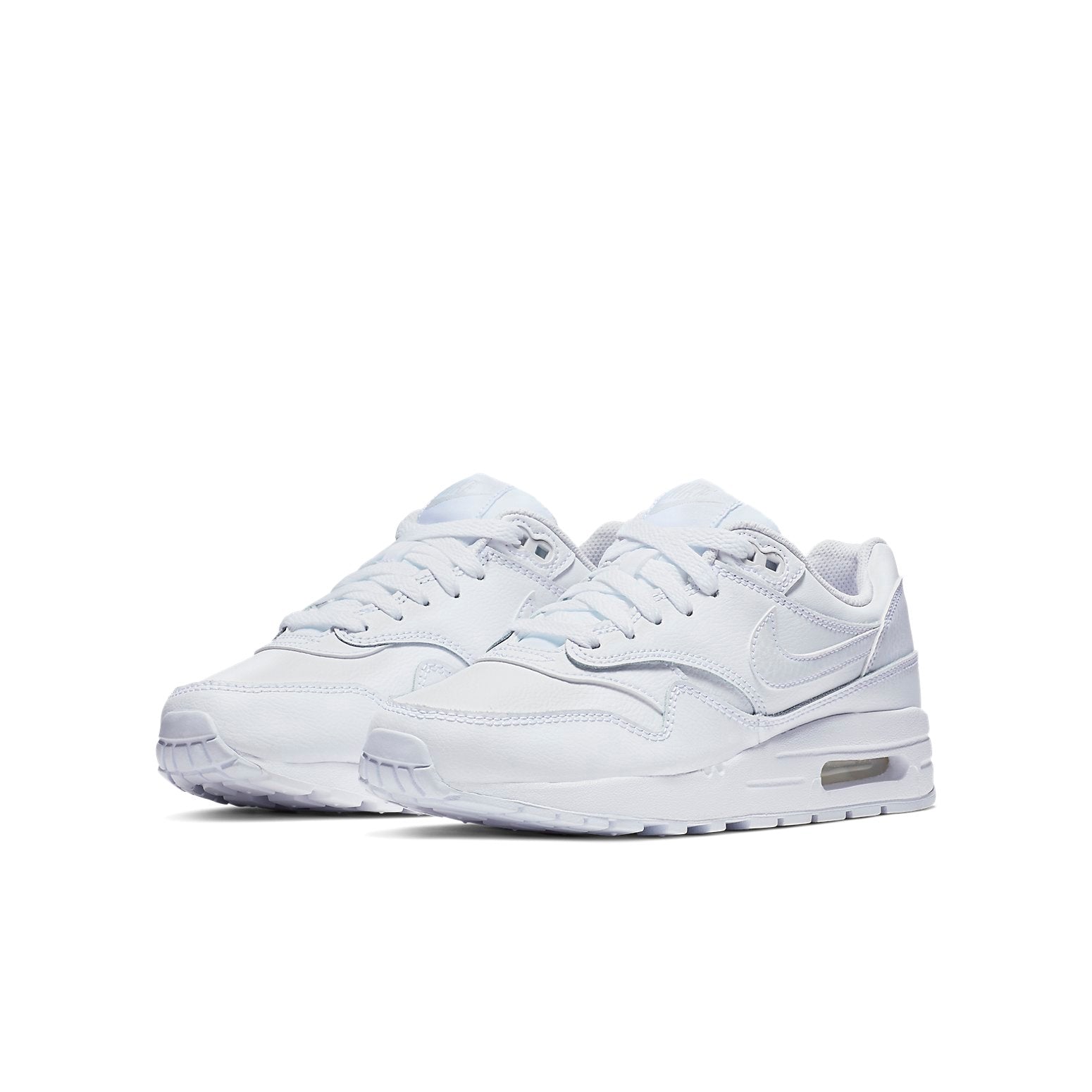 (GS) Nike Air Max 1 'White Grey' 807605-105