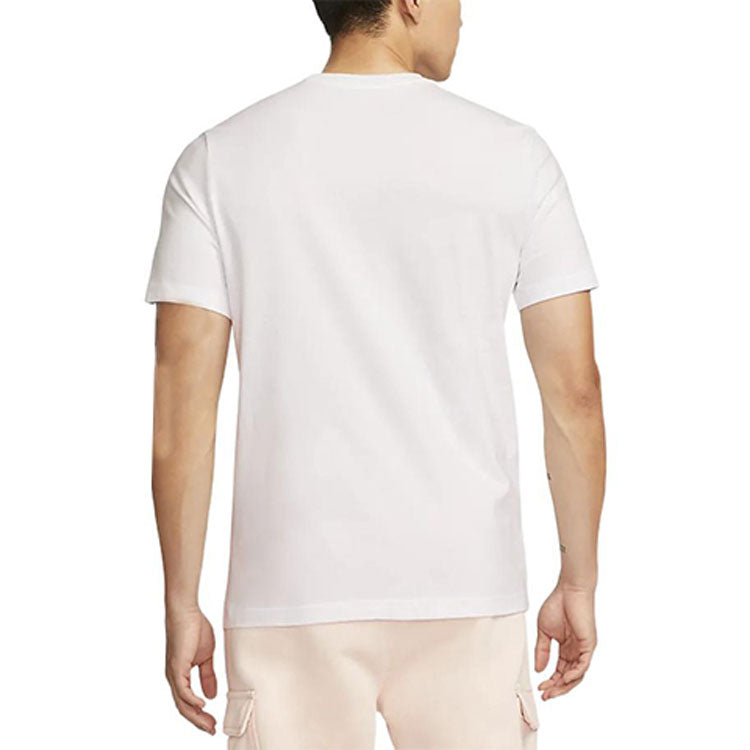 Men's Nike Fruit Printing Round Neck Short Sleeve White T-Shirt DQ1052-100
