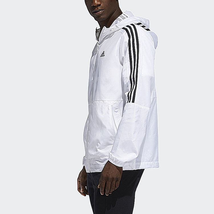Men's adidas Sports Hooded Jacket White FT2833