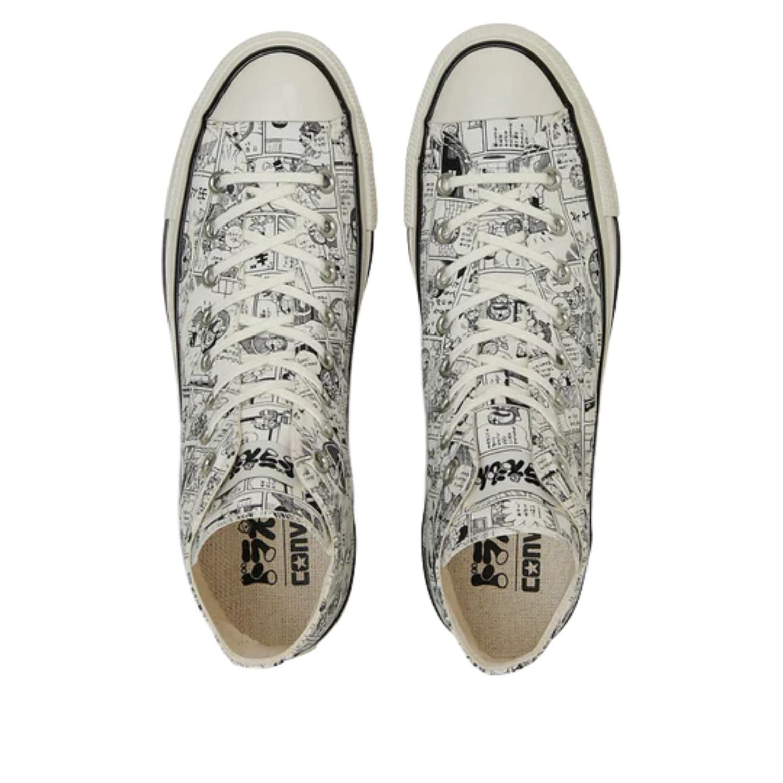 Converse x Doraemon Chuck Taylor All Star Aged CP Hi 'Black White' 31314980