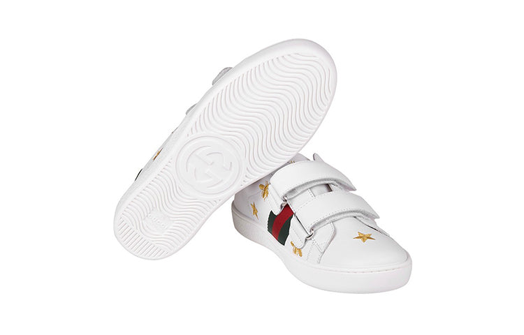 (PS) Gucci Bee and Star Embroidered Ace Sneaker 'White' 504499-0II40-9064