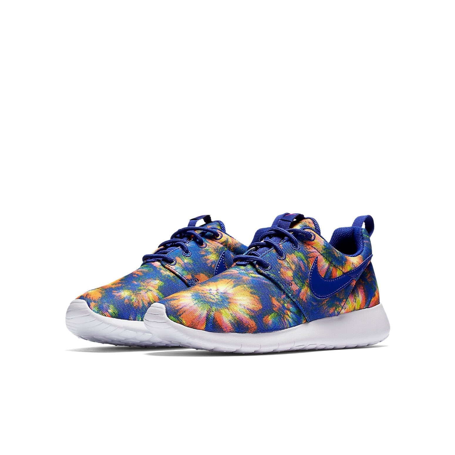 (GS) Nike Roshe One Print Low-Top Blue/Orange 677784-501
