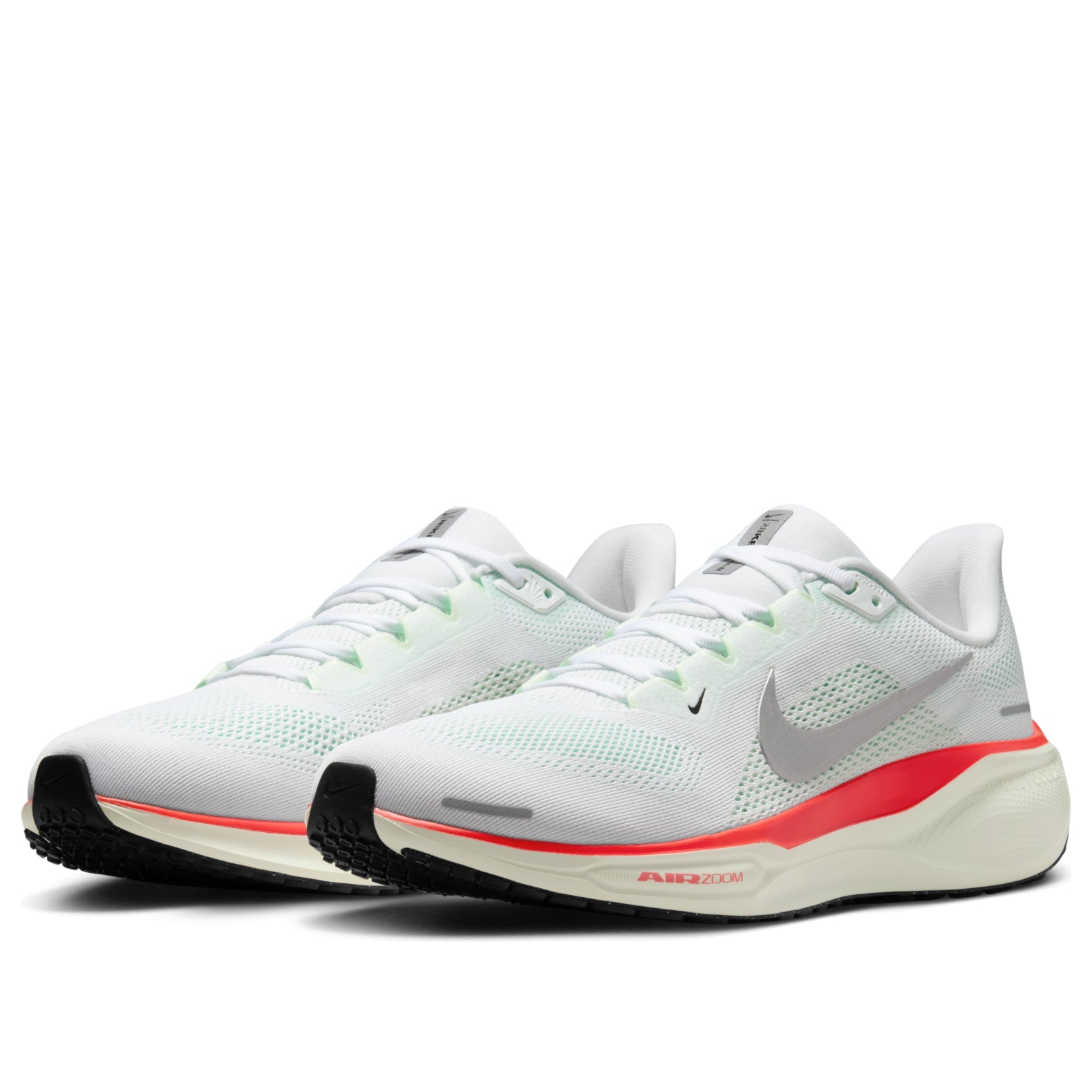 Nike Air Zoom Pegasus 41 'White Silver Barely Green Bright Crimson' FD2722-115