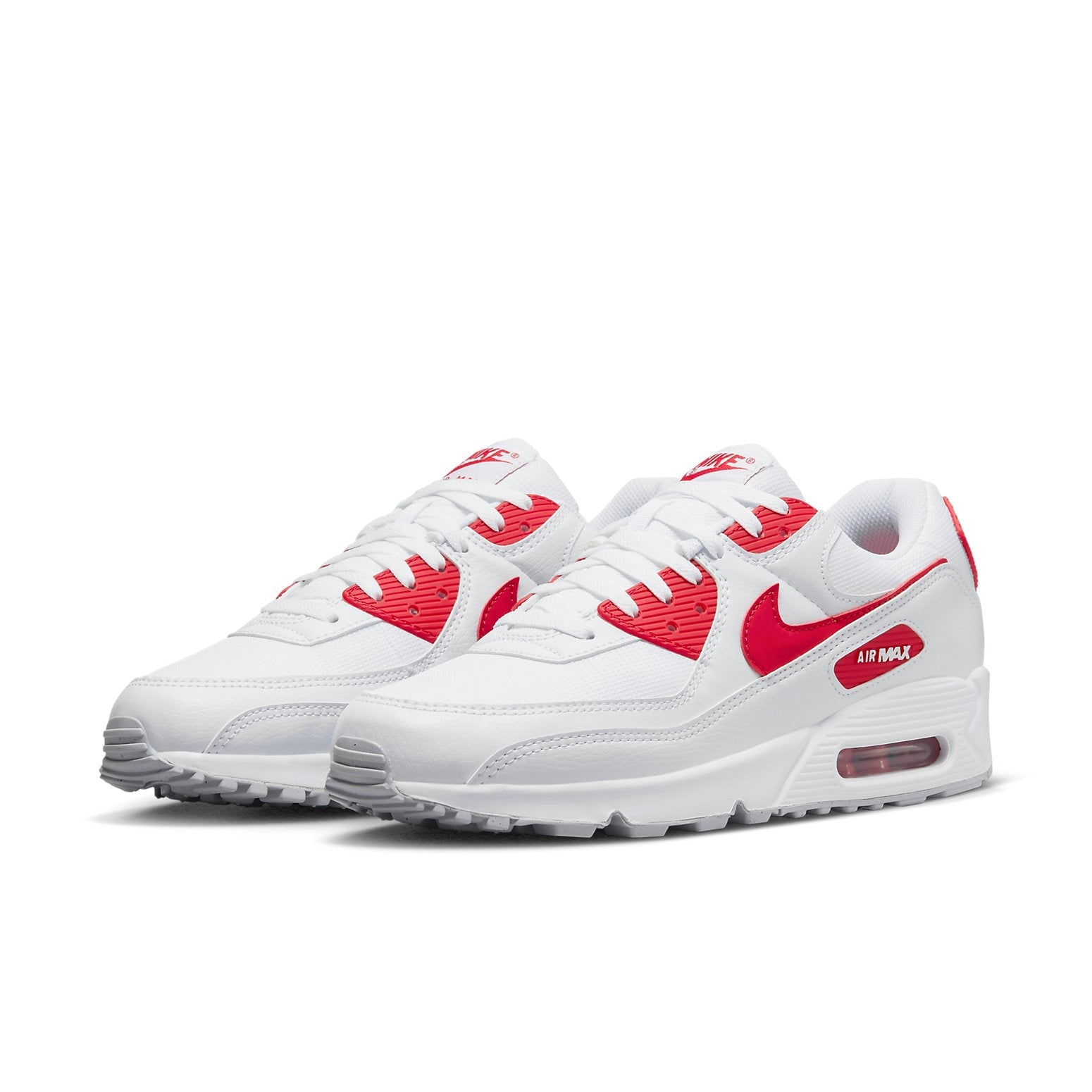 Nike Air Max 90 'White University Red' DX8966-100