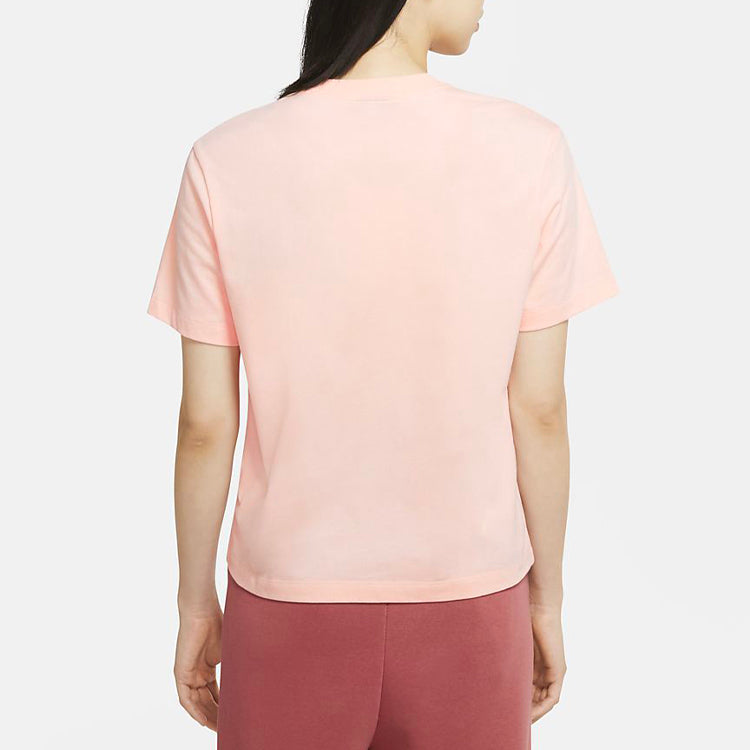 (WMNS) Nike Sportswear Essentials Embroidery Logo 'Pink' CT2588-664