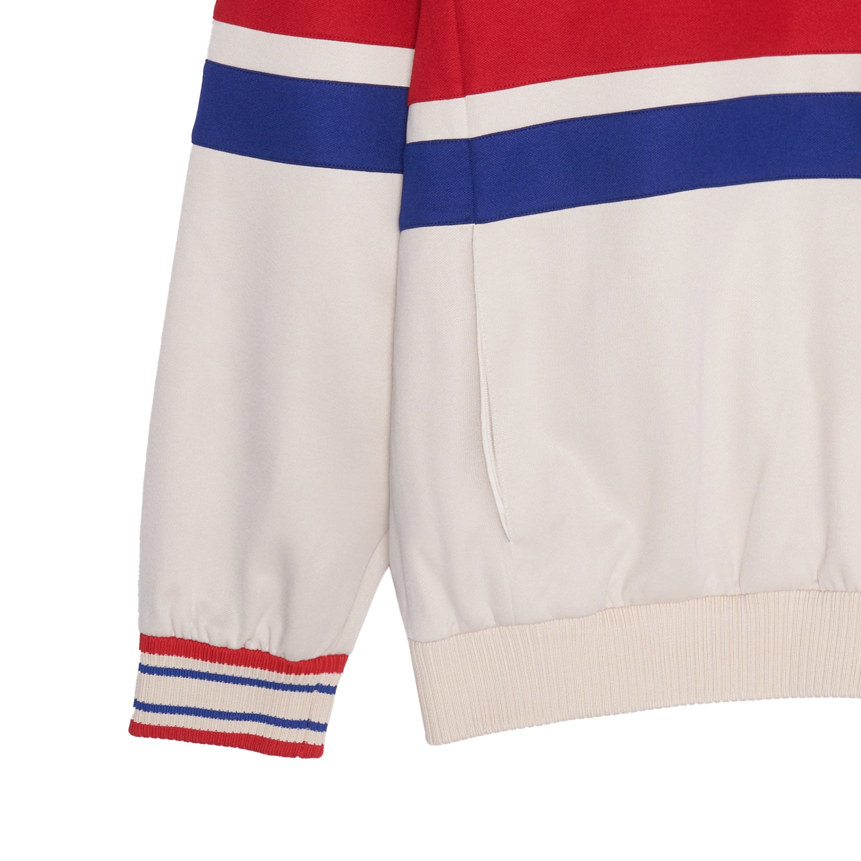 Gucci Gucci Tiger Collared Sweatshirt With Patch 'Red Ivory' 683513-XJD3R-6116