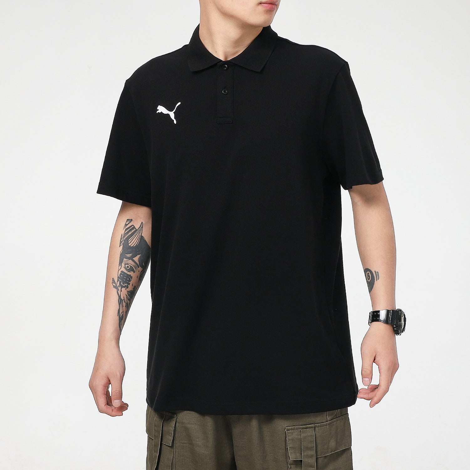 PUMA ESS Polo Shirt 'Black' 656579-03