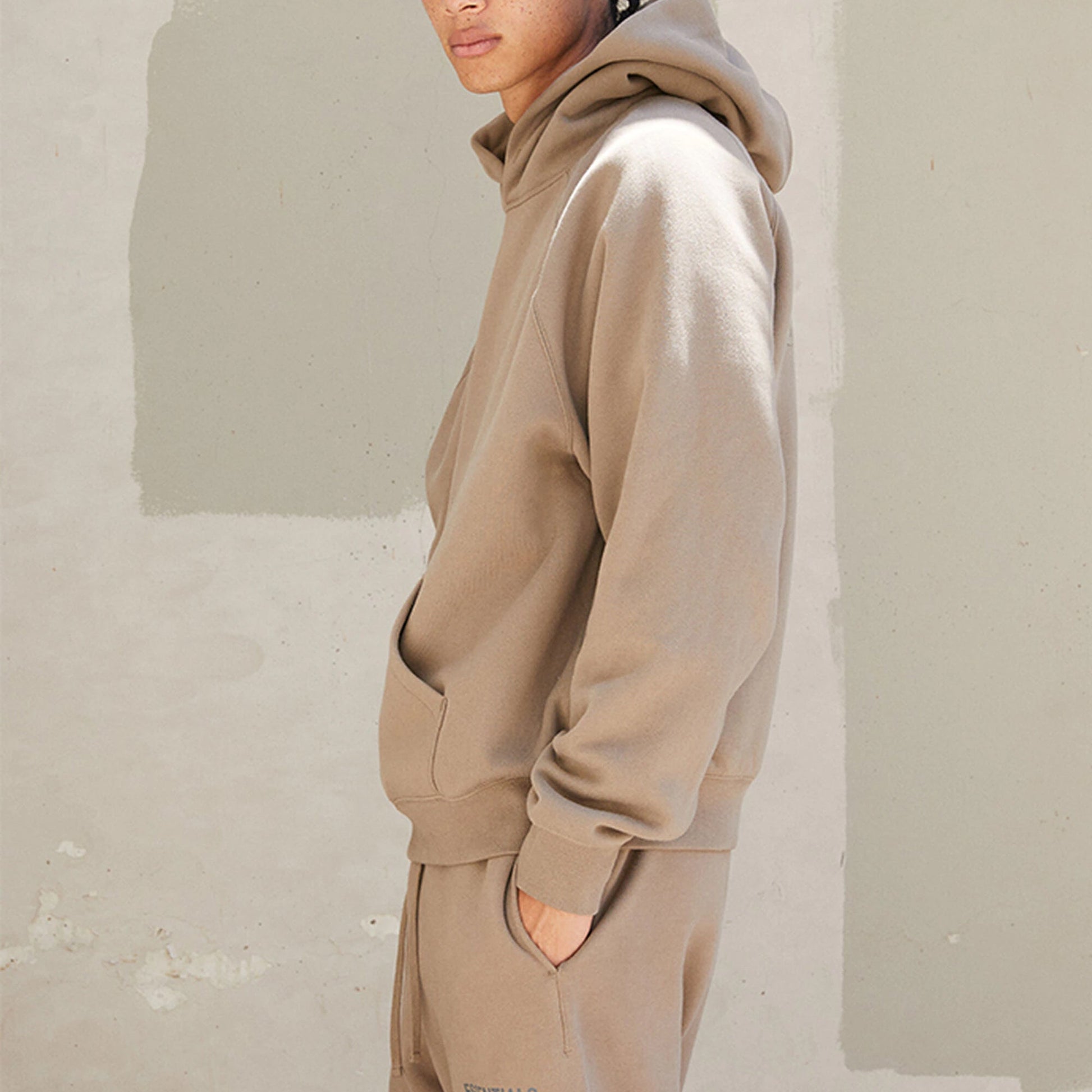 Fear of God Essentials FW21 Pullover Logo Hoodie 'Harvest' FOG-FW21-002