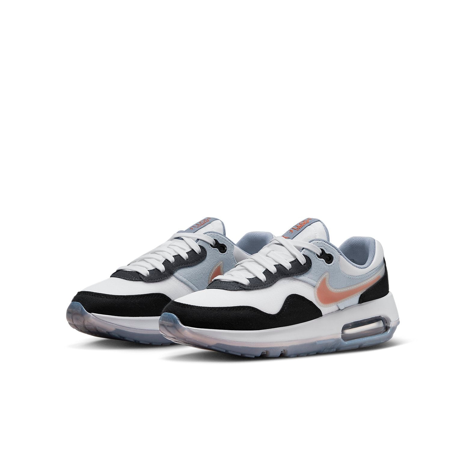 (GS) Nike Air Max Motif 'White Grey Black Orange' DZ2764-100
