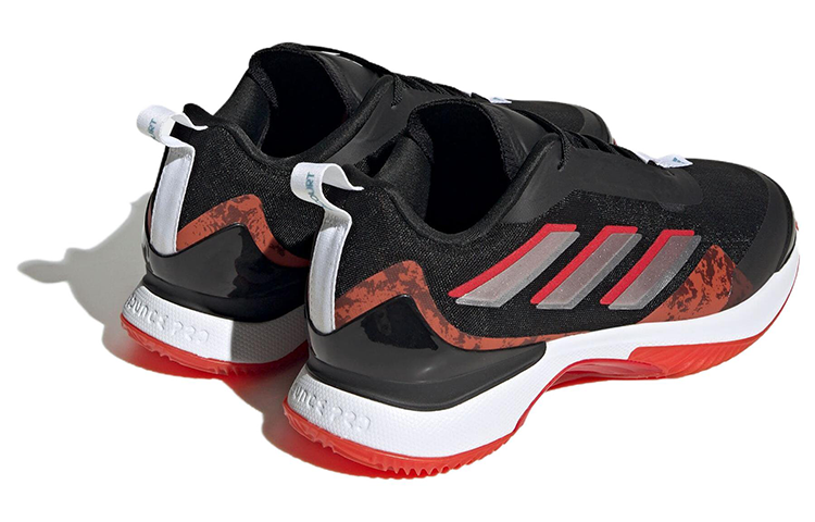 (WMNS) adidas Avacourt Clay Court 'Black Scarlet' HQ8409