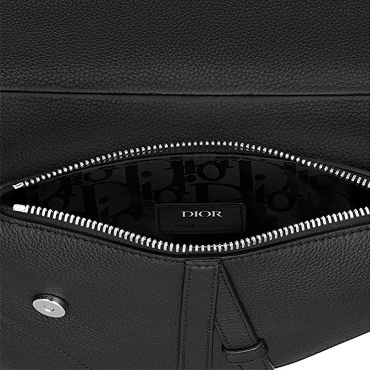DIOR Mini Saddle Bag 'Black' 1ADPO191YMJ-H00N