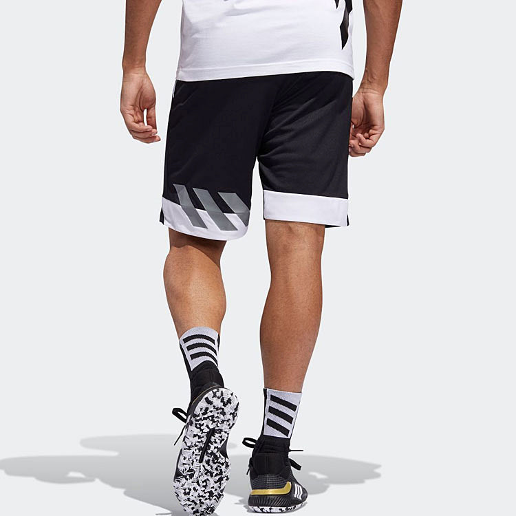 adidas C365 Short Contrasting Colors Basketball Sports Shorts Black DZ5819