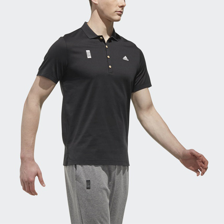 adidas Casual Cozy Sports Stylish polo Black CV6249