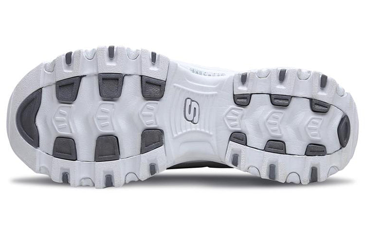 (WMNS) Skechers D lites Silver/White 11979-WSL