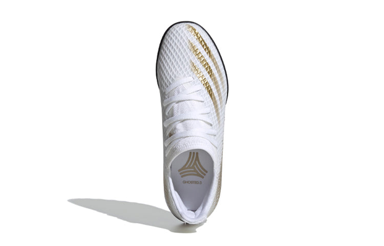 (GS) adidas X Ghosted.3 TF 'White Metallic Gold Melange' EG8214