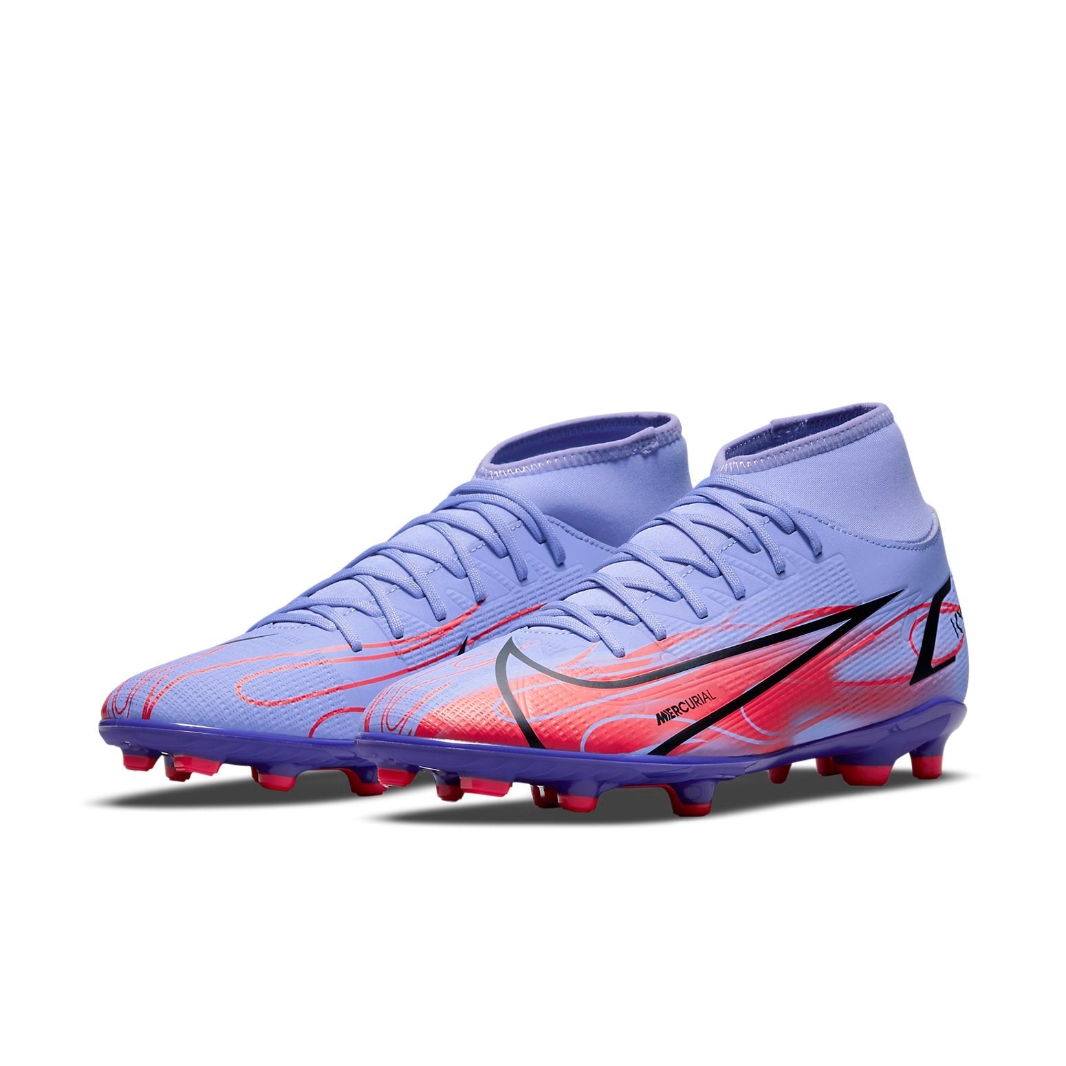 Nike Kylian Mbapp x Mercurial Superfly 8 Club MG 'Flames' DB2856-506