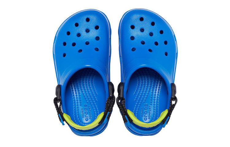 (PS) Crocs Flat Heel Blue Sandals 207011-4JL