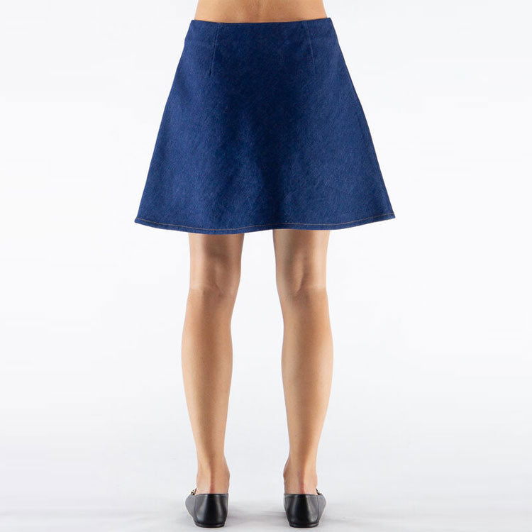 (WMNS) Gucci SS21 Single-Breasted Denim Skirt Blue 617336-XDBEN-4759