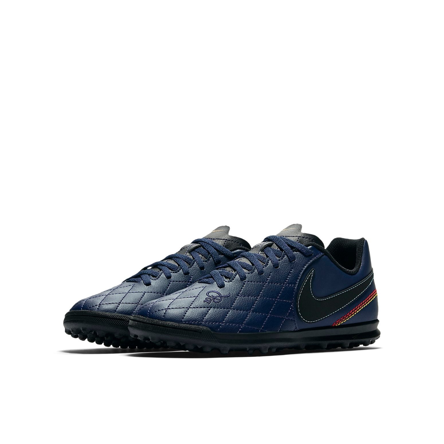 (GS) Nike TiempoX Rio 4 10R TF Turf 'Blue Black' AQ3825-440