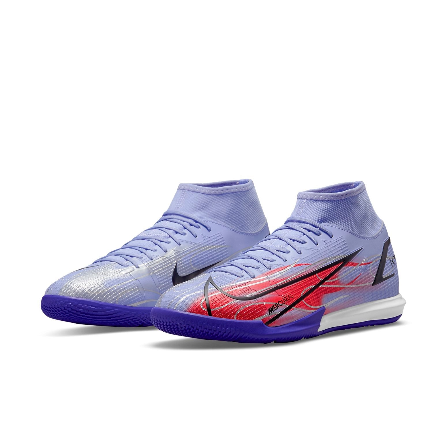 Nike Kylian Mbapp x Mercurial Superfly 8 Academy IC 'Flames' DB2862-506