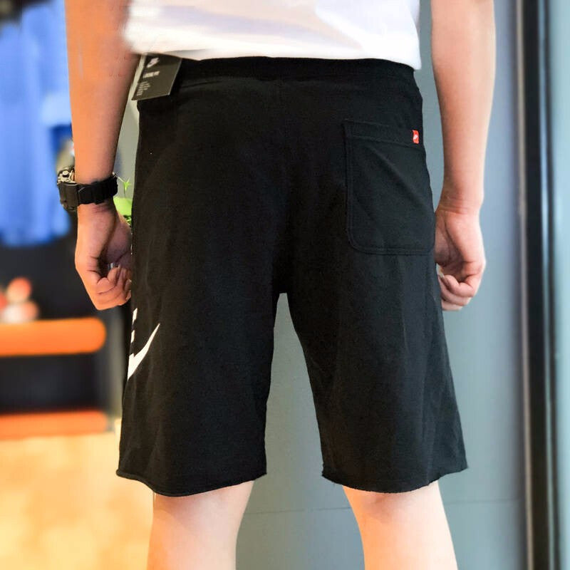 Nike Casual Comfy Breathable Knit Sports Shorts Black AT5268-010