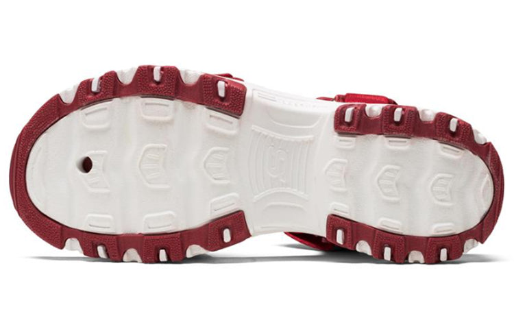 (WMNS) Skechers DLites Retro Panda Red Sandals 31514-RED