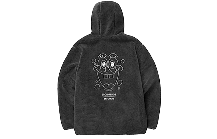 Skechers x SpongeBob SquarePants Warm Hooded Jacket 'White Pink Black' L321U204