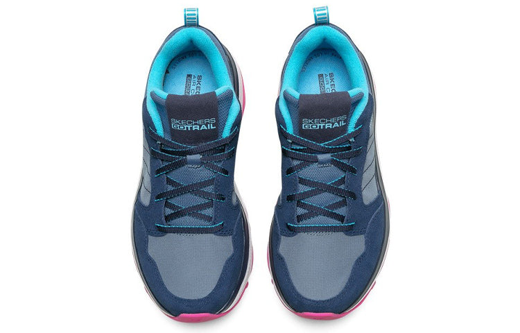 (WMNS) Skechers Max Cushioning Trail 'Grey Blue Pink' 128216-NVPK