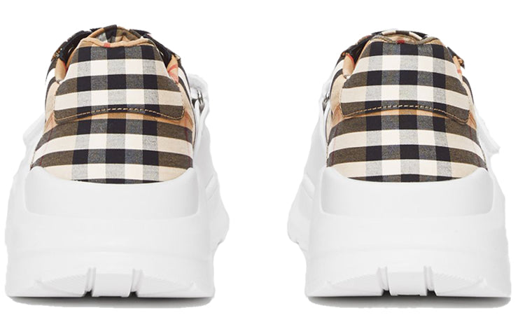 Burberry Vintage Check Cotton Sneakers 'Beige White' 80202821