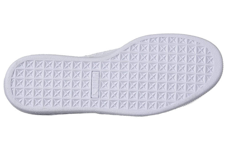 (WMNS) PUMA Basket Ostrich White Sneakers 366727-02