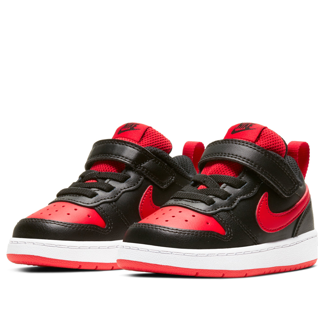 (TD) Nike Court Borough Low 2Velcro 'Bred' BQ5453-007