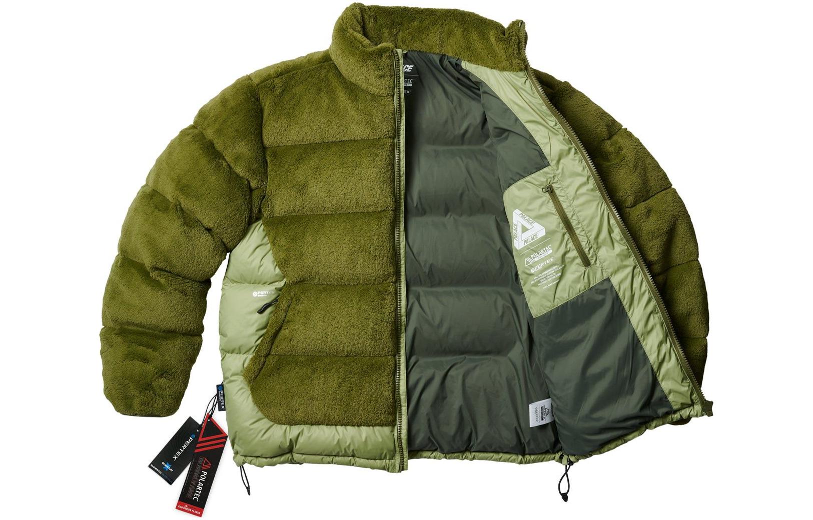 Palace Polartec High Loft Puffa 'Olive' P23JK118