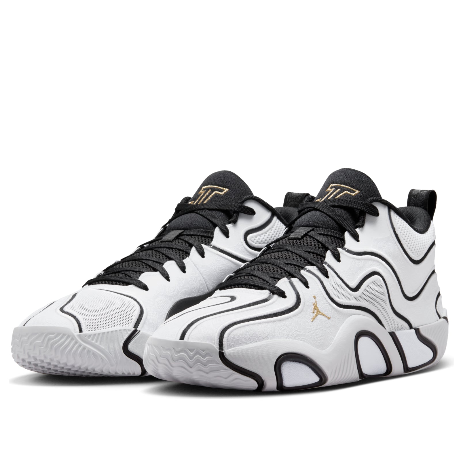 Air Jordan Tatum 3 PF 'White Black Metallic Gold' IB8150-100