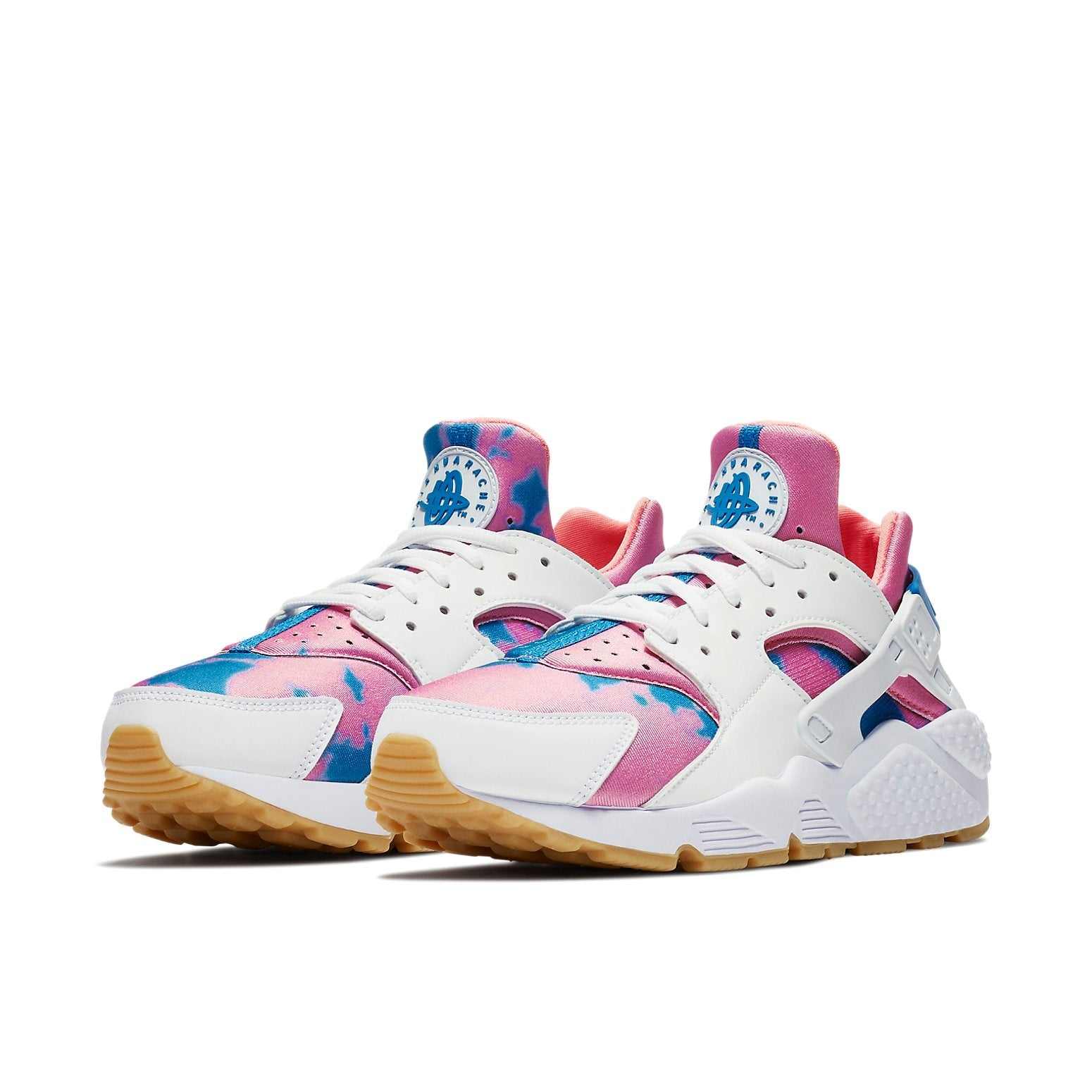 (WMNS) Nike Air Huarache Run Print 'White Blue Nebula' AQ0551-100