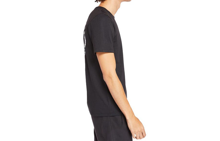 Men's Timberland SS20 Basic Logo Printing Short Sleeve Black A29JR001