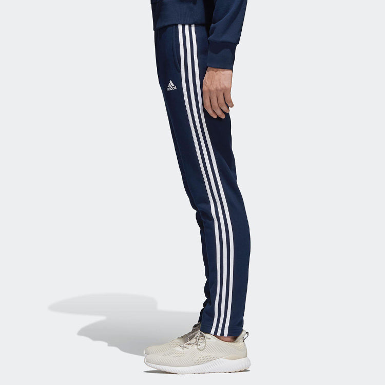 adidas 2019 Ess 3S S Pnt Ft Knit Long Pants Dark Blue CW3883