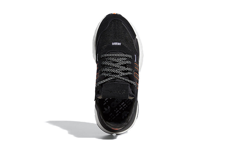 (GS) adidas Nite Jogger 'Black Solar Orange' FW0188
