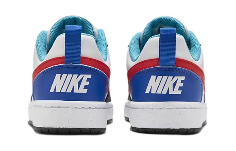 (GS) Nike Court Borough Low Recraft 'White Red Black Blue' HF0742-161