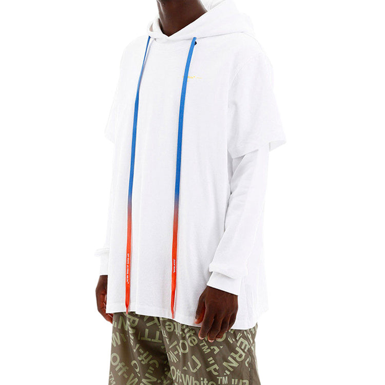 Off-White Men's Pullovers Street Style Long Sleeves Plain Cotton Logo White OMAB033F191850100160
