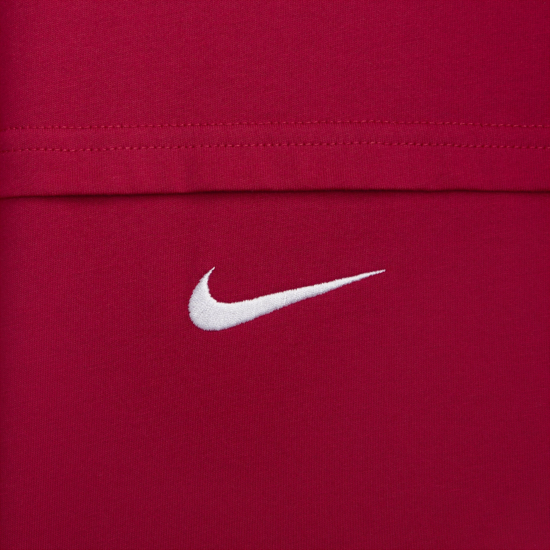 (WMNS) Nike Sportswear Logo T-shirt Asia Sizing 'Gym Red' HF6291-687