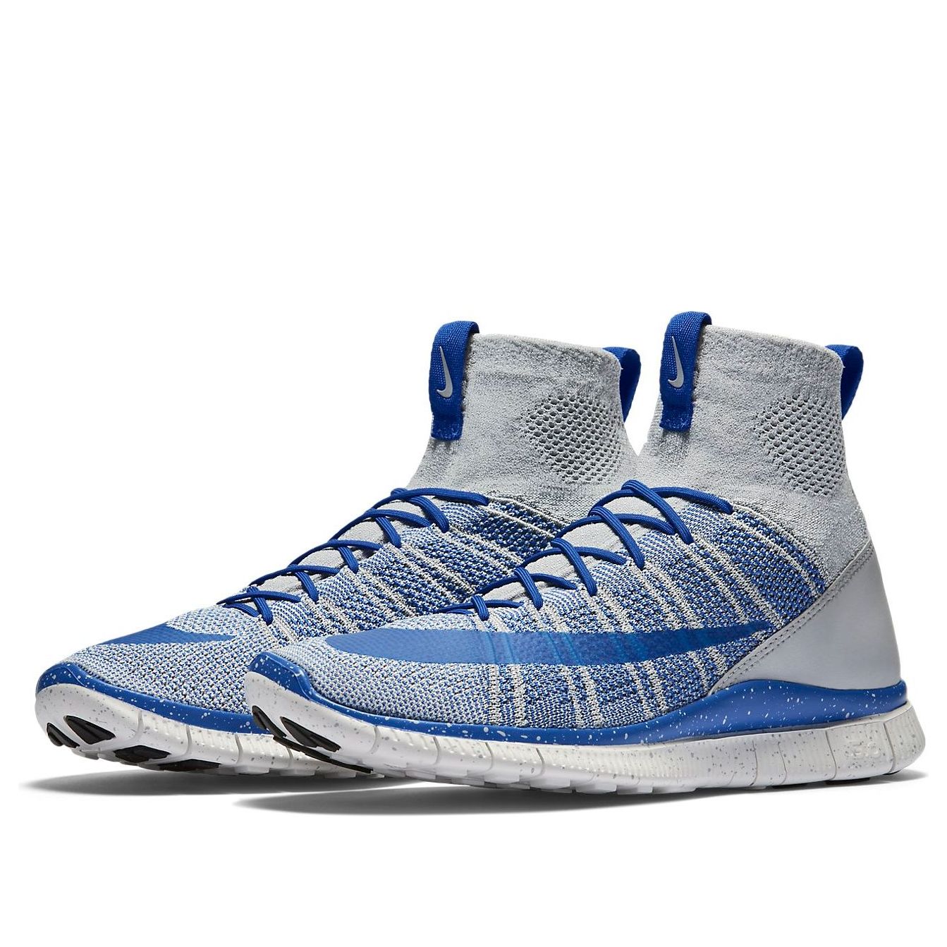 Nike Free Flyknit Mercurial 'Wolf Grey Game Royal' 805554-003