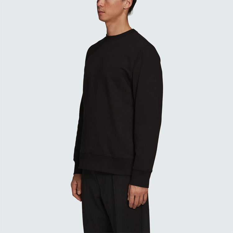 adidas Y-3 SS21 Black Warrior Embroidered Round Neck Sweatshirts 'Black' FS3398