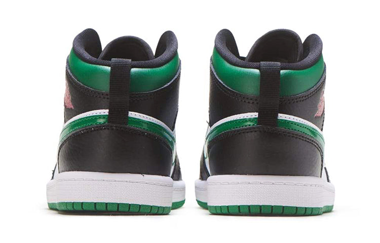 (PS) Air Jordan 1 Mid 'Black Pine Green' 640734-067