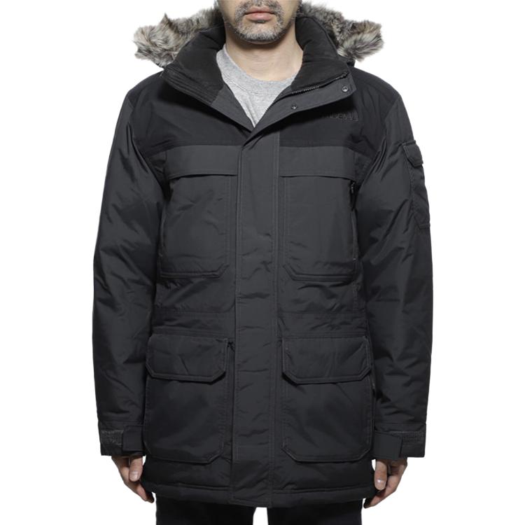 Men's THE NORTH FACE McMurdo Parka III Hooded Jacket Gray NF0A33RFTLY