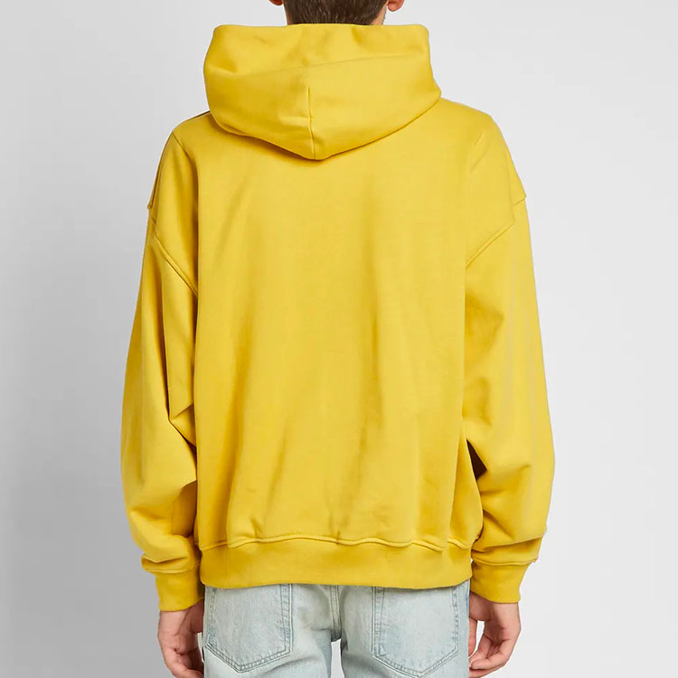 Fear of God Essentials Everyday Henley hooded Button Unisex Yellow FOG-FW19-22