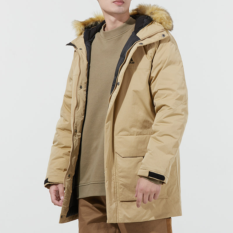 adidas Down Parka mid-length Stay Warm hooded down Jacket H20766