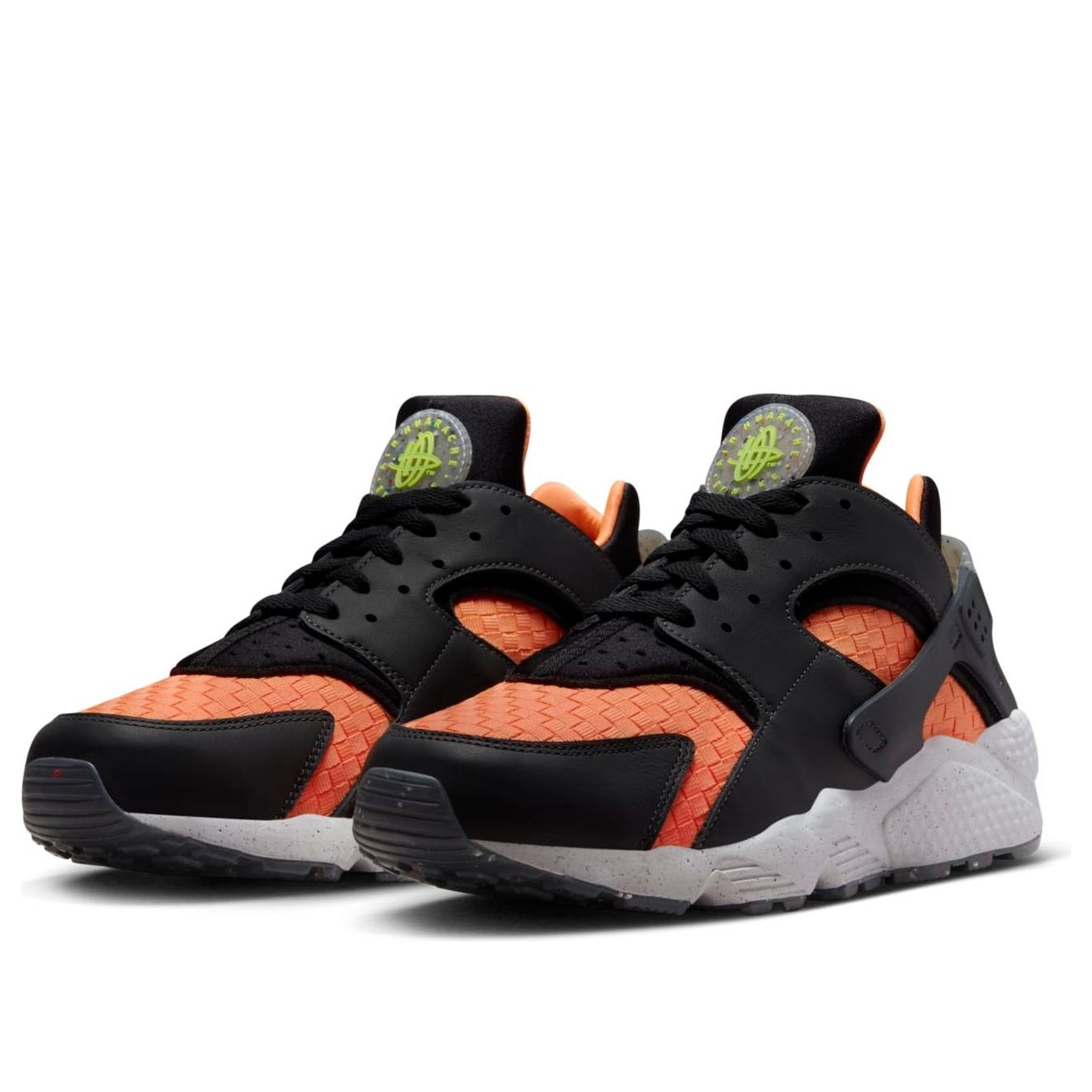 Nike Air Huarache Crater Premium 'Black Atomic Orange' DQ5013-001