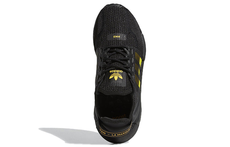 (GS) adidas NMD_R1 V2 J 'Black Yellow Gradient' GY1397